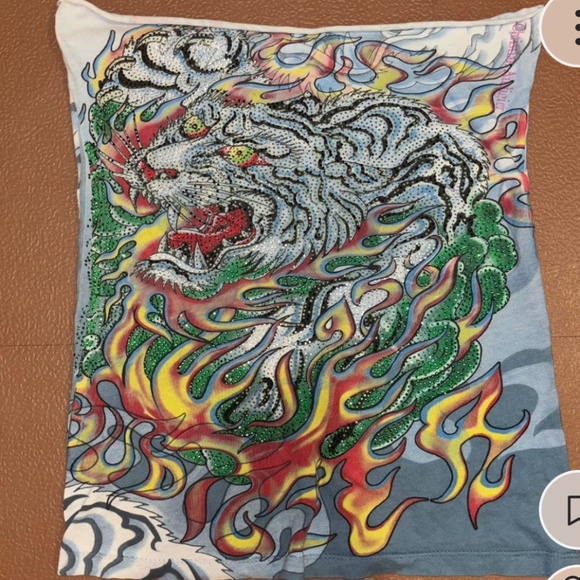 ed hardy tube top - Picture 1 of 1